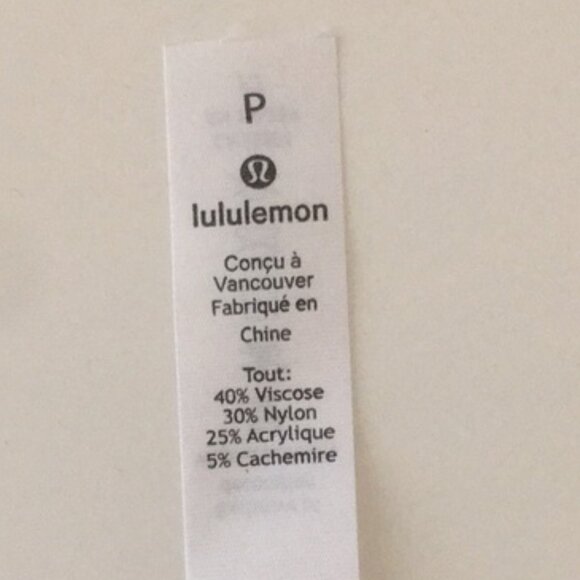 Lululemon Mineral Wash Sweater Cashmere Blend Blue Small - Picture 13 of 16